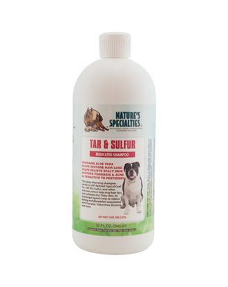 Nature's Specialties Tar & Sulfur Shampoo - leczniczy szampon dla psa, koncentrat 1:6 - 946ml