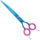 P&W Blue Star Titanium Curved Scissors - nożyczki do strzyżenia zwierząt, gięte