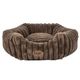 Biglo Cobe Hexagon Dark Brown - eleganckie i mięciutkie legowisko dla psa i kota, ciemny brąz