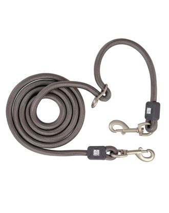 Max&Molly Rope Leash Matrix 2.0 200cm Stone - przepinana smycz linowa dla psa, szara