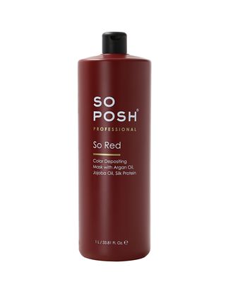 So Posh So Red Color Depositing Mask - profesjonalna maska koloryzująca do rudej sierści - 1L