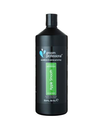 Groom Professional Apple Smooth Shampoo - szampon jabłkowy, do każdego typu sierści, koncentrat 1:10 - 1L