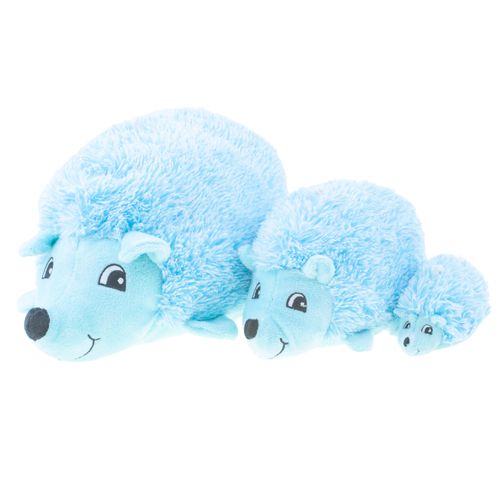 KONG Comfort HedgeHug Puppy Blue - pluszowa zabawka dla szczeniaka, niebieski jeż z piszczałką