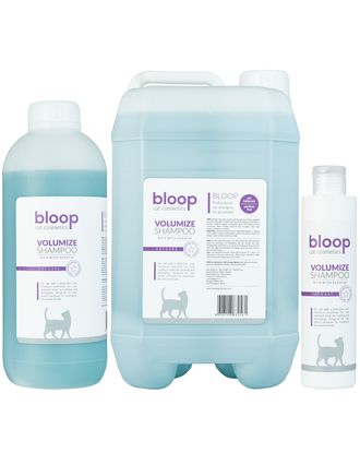 Bloop Volumize Shampoo For Cat - profesjonalny szampon dla kota zwiększający objętość i ułatwiający rozczesywanie, koncentrat 1:10