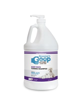 Groomer's Goop Snow White Shampoo - szampon do białej sierści psa i kota - 3,8L