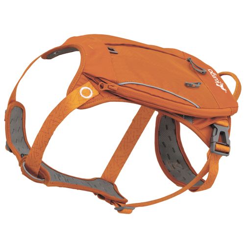 Kurgo Cascade Harness Orange - szelki dla psa z plecakiem, pomarańczowe