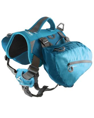 Kurgo Baxter Backpack 3,75L Blue - sakwy dla średniego i dużego psa, niebieskie