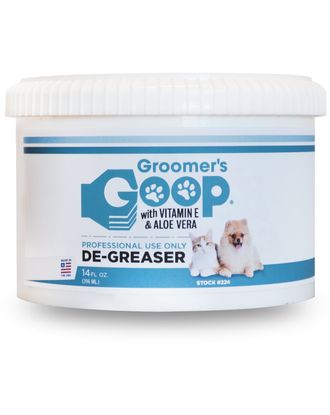 Groomer's Goop De-Greaser Creme - pasta odtłuszczająca do sierści psa i kota, usuwa plamy i nieprzyjemne zapachy - 396g