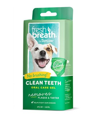 Tropiclean Fresh Breath Clean Teeth Gel - żel do higieny jamy ustnej psów i kotów - 118ml