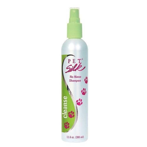 Pet Silk No Rinse Shampoo 300 ml - szampon w sprayu bez spłukiwania do szybkiej kąpieli zwierząt, niweluje brzydkie zapachy