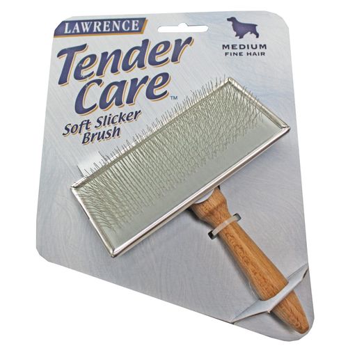 Lawrence Tender Care Soft Slicker Brush - miękka szczotka druciana dla psów M