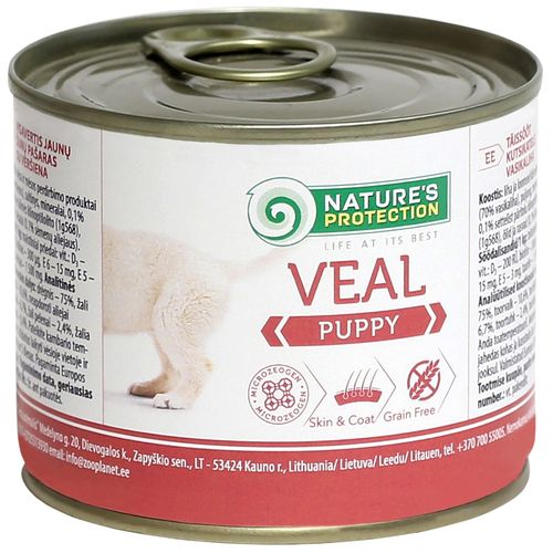 Nature’s Protection Puppy Veal - mokra karma dla szczeniąt, z cielęciną