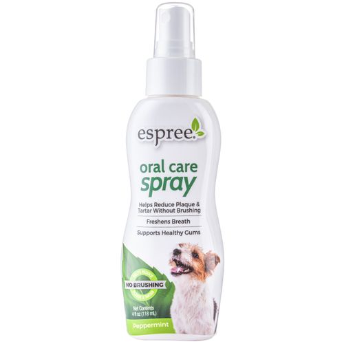 Espree Oral Care Spray Peppermint 113g - miętowy spray do czyszczenia zębów, dla psa