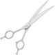 Yento Fanatic Series Lefty Curved Scissors 7" - profesjonale nożyczki gięte ze stali nierdzewnej węglowej, leworęczne
