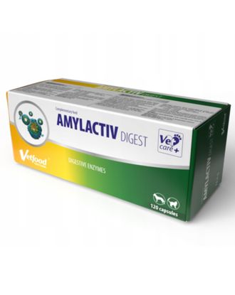 Vetfood Amylactiv Digest - suplement wspomagający pracę przewodu pokarmowego, dla psa i kota - 120tab.