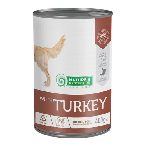 Nature’s Protection Adult Sensitive Turkey - mokra karma dla psów, z indykiem