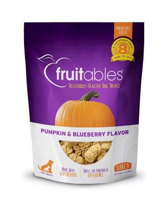  Fruitables Pumpkin & Blueberry Dog Treats 198g - dyniowe ciastka dla psa, z borówkami