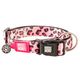 Max&Molly GOTCHA! Smart ID Leopard Pink Collar - obroża z zawieszką smart Tag dla psa, wzór różowe cętki