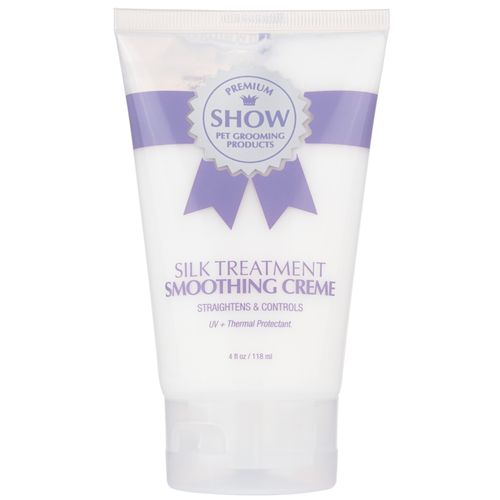 Show Premium Silk Treatment Smoothing Cream 118ml - nawilżająco-wygładzająca odżywka w kremie do sierści, z jedwabiem, bez spłukiwania