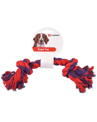 Flamingo Duocolor Rope Toy 30cm - sznurkowy gryzak dla psa 