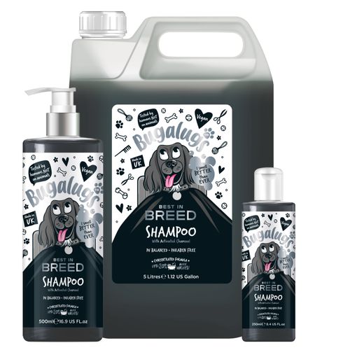 Bugalugs Best in Breed Shampoo - oczyszczający szampon dla psa, z węglem aktywnym