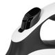 Biglo Ergo Plus White Retractable Leash - smycz automatyczna dla psa, taśmowa, z antypoślizgowym uchwytem
