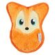 Outward Hound Durablez Fox 16cm - piszcząca zabawka dla psa, bez wypełnienia, pomarańczowy lisek
