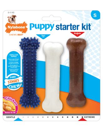 Nylabone Puppy Freezer Bone with Washcloth M - gryzak dla szczeniaka, do zamrażania