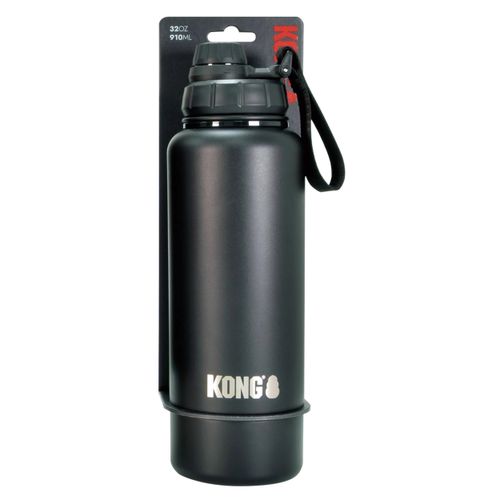 KONG Duo Drinker 910ml - 2w1 butelka z miską dla psa, dla aktywnego duetu