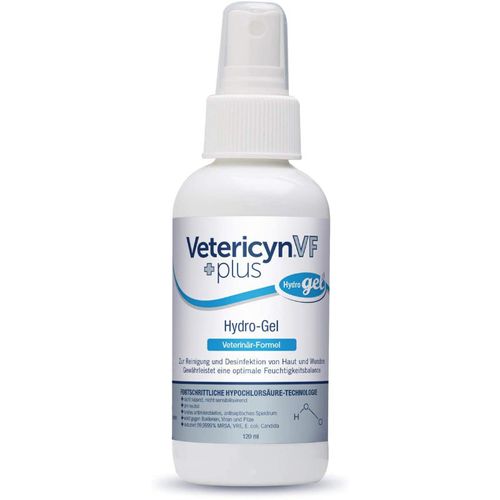 Vetericyn.VF Plus Hydro Gel 120ml - antybakteryjny spray do stosowania na rany i podrażnienia 