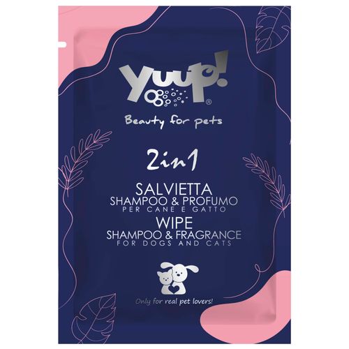 Yuup! Shampoo & Fragrance Wipes - chusteczki do czyszczenia sierści psa i kota, z dodatkiem perfum
