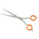 P&W Asian Style Set Scissors (Curved & Straight) 7" - profesjonalny zestaw nożyczek do strzyżenia w stylu azjatyckim, nożyczki extra gięte + proste + etui