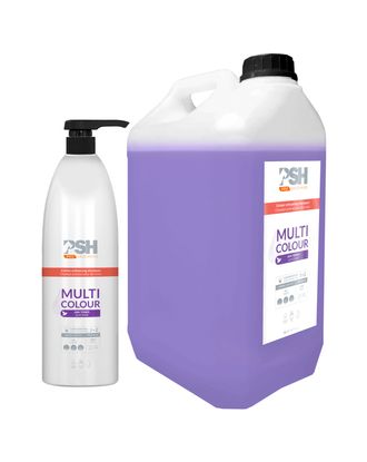 PSH Pro Multi Colour Shampoo - szampon intensyfikujący kolor sierści psa i kota, eliminuje żółte przebarwienia, koncentrat 1:2