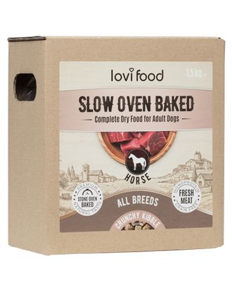 Lovi Food Slow Oven Baked Horse - monobiałkowa karma pieczona dla psa, z koniną - 1,5kg