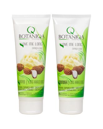 Zestaw kosmetyków Botaniqa: szampon + odżywka Love me Long dla psów długowłosych, 2x250ml