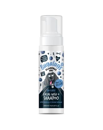 Bugalugs No Rinse Facial Wash & Shampoo for Dogs 200ml - suchy szampon dla psa, do mycia okolic pyszczka