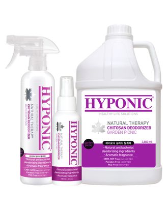 Hyponic Chitosan Deodorizer Garden Picnic - odświeżacz powietrza bez dodatku alkoholu, zapach kwiatowy