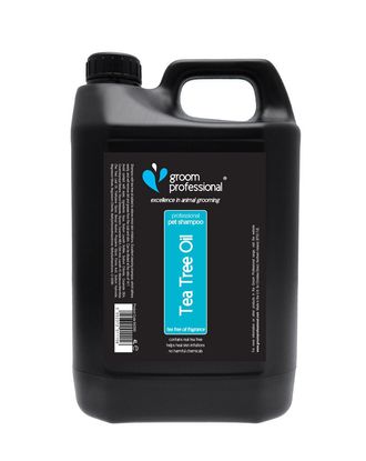 Groom Professional Tea Tree Oil Shampoo - szampon leczniczy dla zwierząt, łagodzący podrażnienia, koncentrat 1:14 - 4L
