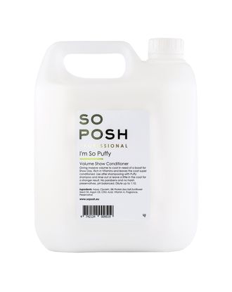 So Posh I'm So Puffy Conditioner - profesjonalna odżywka zwiększająca objętość sierści, koncentrat 1:10 - 4L
