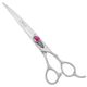 Kenchii Love Curved Scissors - profesjonalne nożyczki groomerskie z ergonomicznym uchwytem, gięte