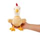Max&Molly Huggles Chicken Eggsy - zabawka pluszowa dla psa, kurczak z piszczałką i szeleszczącymi skrzydłami