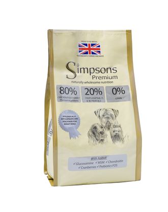 Simpsons Premium 80/20 Adult Meat &amp; Fish - karma dla psów,  mięso i ryby - 12kg