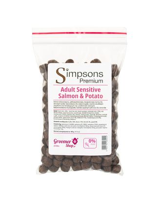 Simpsons Premium Adult Sensitive Salmon & Potato 100g - próbka karmy dla psa, łosoś z ziemniakami