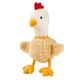 Max&Molly Huggles Chicken Eggsy - zabawka pluszowa dla psa, kurczak z piszczałką i szeleszczącymi skrzydłami