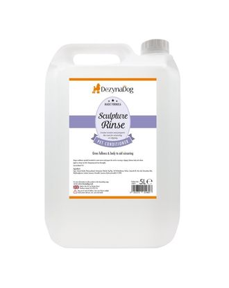 DezynaDog Magic Formula Sculpture Rinse - odżywka dla ras psów o pełnej szacie, wspomaga cięcie nożyczkami, koncentrat 1:10 - 5L