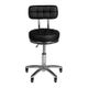 Activ AM-877 - krzesło groomerskie z pikowanym siedziskiem i wygodnym oparciem, czarne