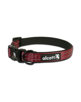 Alcott Adventure Collar Red - odblaskowa obroża dla psa, czerwona