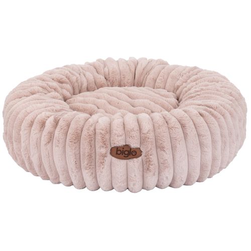 Biglo Cobe Donut Pink - mięciutkie, puszyste i antystresowe legowisko dla psa, różowe