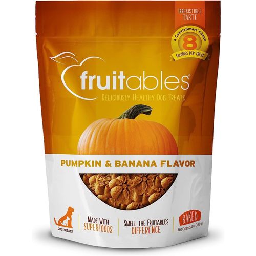  Fruitables Pumpkin & Banana Dog Treats 198g - dyniowe ciastka dla psa, z bananem
