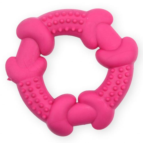Pet Nova Special Ring 10,5cm - gryzak dla psa, z wypustkami masującymi zęby i dziąsła